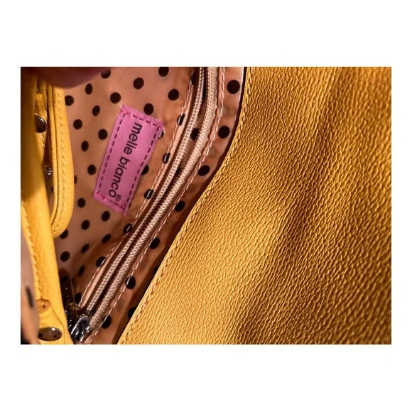 Melie Bianco Convertible Crossbody/Clutch/ Shoulder Bag Eco Friendly Bag 7x11 - Picture 9 of 9